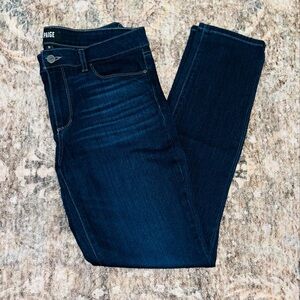 Paige Skyline Skinny Jeans Malia Dark Wash Size 31 | Premium Stretch Denim*